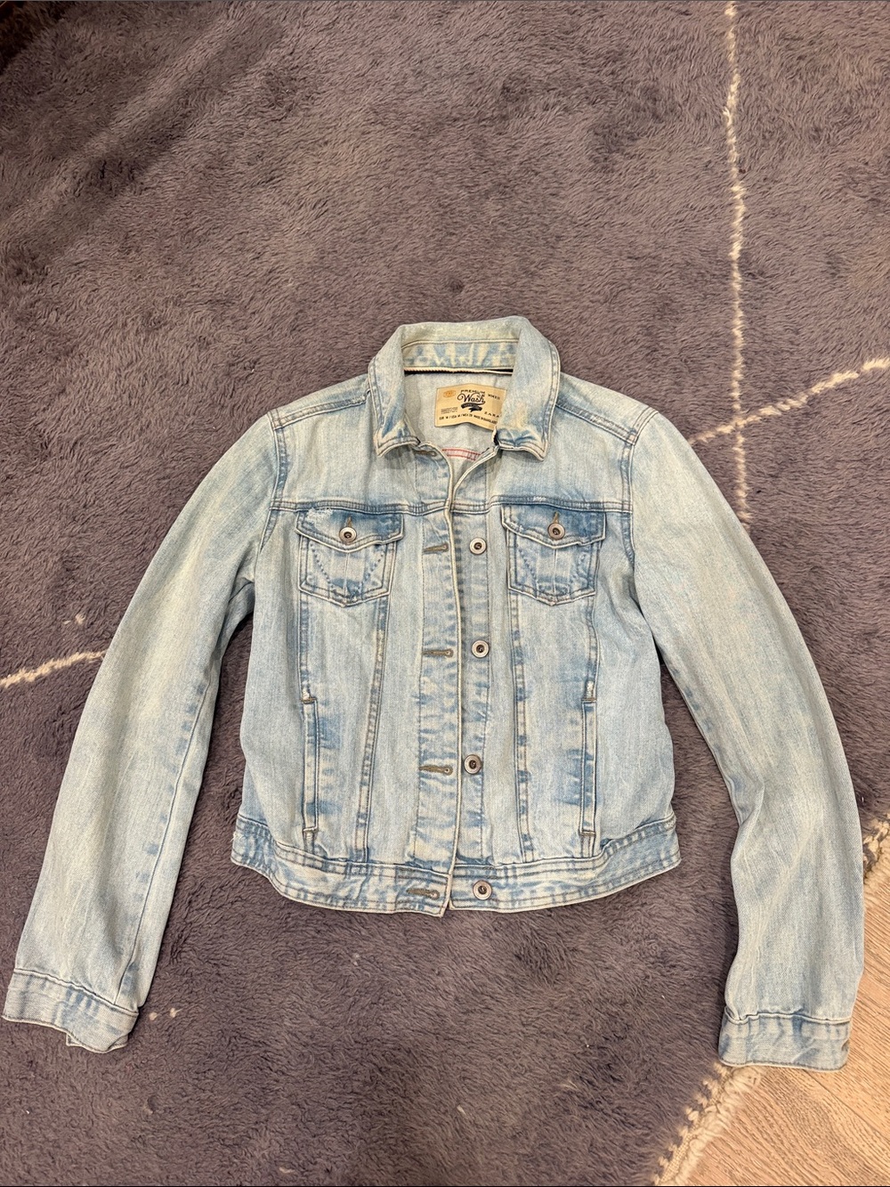 Zara Light Wash Denim Jean Jacket - Women's
